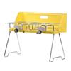 JINGGENG Outdoor Portable Gas BBQ Grill & Camping Stove with Windshield