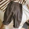 Spring Kids Harem Pants Solid Color Girls Loose Casual Pants Korean Version Thin Children Boys Trousers