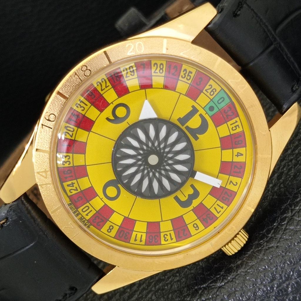 

ШВЕЙЦАРСКИЕ ВИНТАЖНЫЕ МУЖСКИЕ ЧАСЫ С РУЧНЫМ ЗАВОДОМ, РЕСТАВРИРОВАННЫЕ, РУЛЕТКА, ЖЕЛТЫЙ ЦИФЕРБЛАТ, a701178-5 R205b-a701178