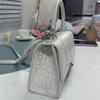 [Pre-Owned] Balenciaga Hourglass XS Top Handle Bag 'White' - Good #UI3OQS