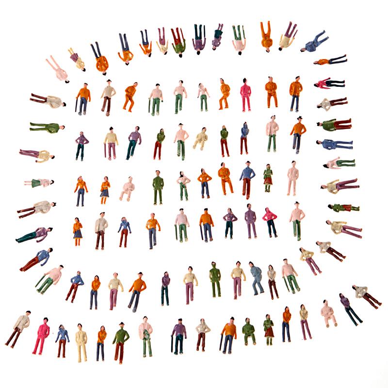 Painted Model People (1:75)