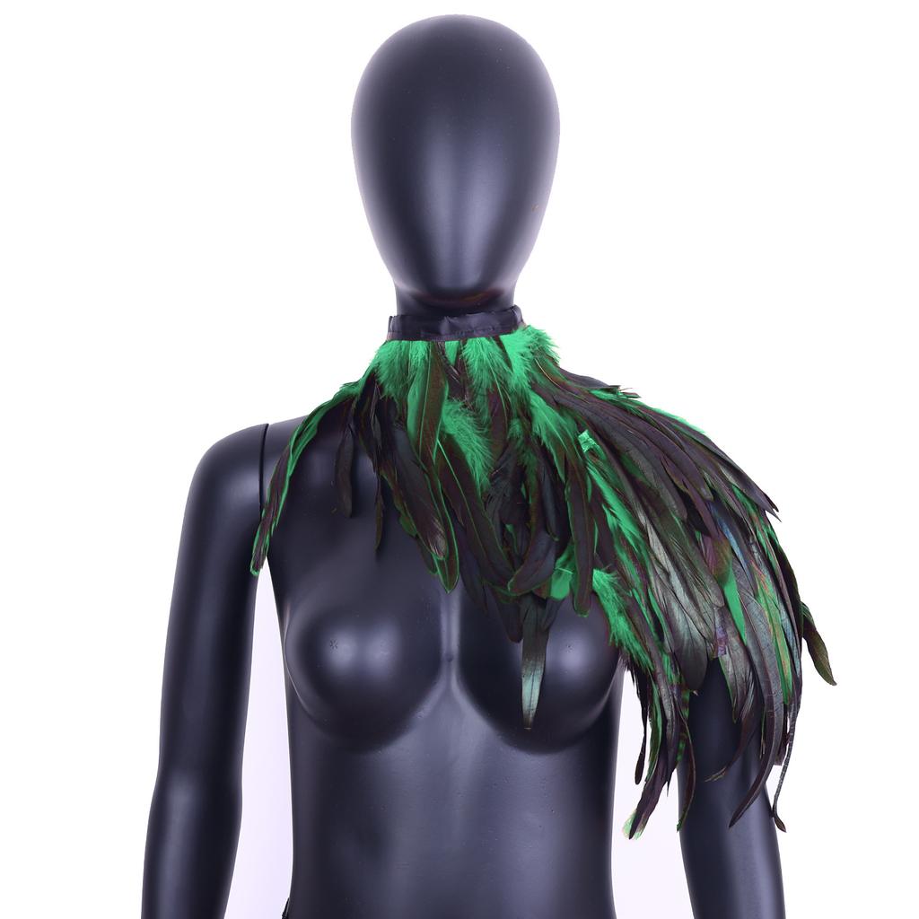Feather Cape Shawl, Clothing Accessories, Festival Decoration, Carnival Party Decoration, Versatile Shawl for Dances, Halloween Costume