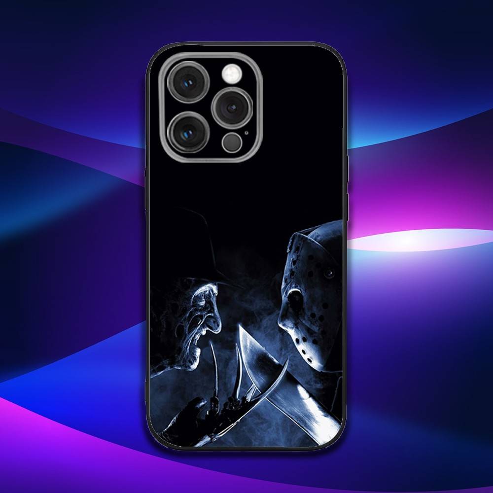 Halloween M-Michael Myers Phone Case For iPhone 16e,16,15,14,13,12,11,Pro,X,XS,Max,XR,Plus,Mini Soft Black Cover