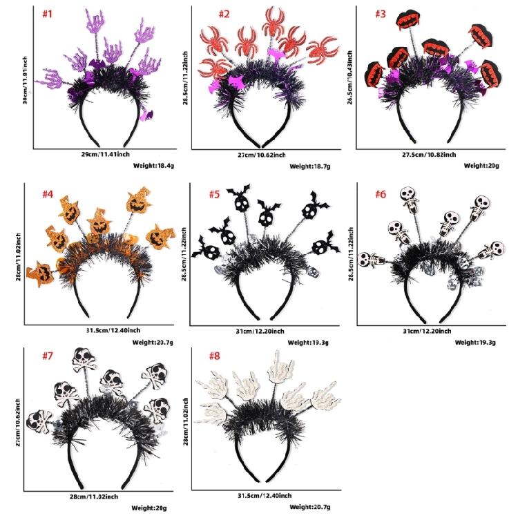 Multifunctional Stylish Hair Band Washing Face Headdress Comfortable Hair Rings for Halloween Celebrations and Seasonal