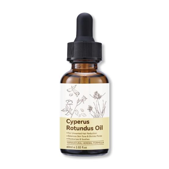 1/2Pcs 60ML Natural Cyperus Rotundus Oil Reducing Body Hair Growth Moisturizing Soothing Men Women Hair Removal Essential Oil