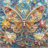 1000pcs/Puzzle Game for Endurance And Logic Training - Exquisite Puzzle - (Paper Craft Butterfly Dance in The Flower Garden) Suitable for Living Room