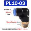 20/50/100PCS Pneumatic Air Connector PL 4 6 8 10 12mm Thread 1/8 r1/4" 3/8" 1/2" Trachea Elbow Air Fittings Hose Quick Conector Ventilation Valves 4