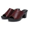 fashion 2024 Slippers Women Summer Wear Women's Sandals New Fashion Wild Slope with Non-slip Thick High Heel Women Slides Casual Shoes
