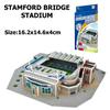 Desktop Ornaments Football Field Model Fans Souvenir DIY Paper Puzzle Table Games 3D Building Stadium Assembly Simulation TMZ