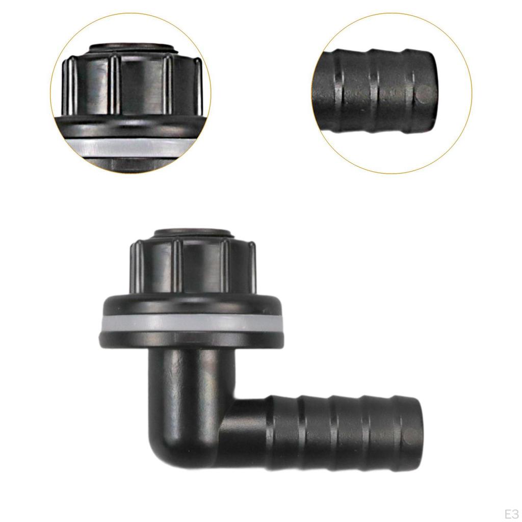 Angle Connector, Hose Nozzle, Connections, Adapter, Efficient Accessories, Drain Connector for