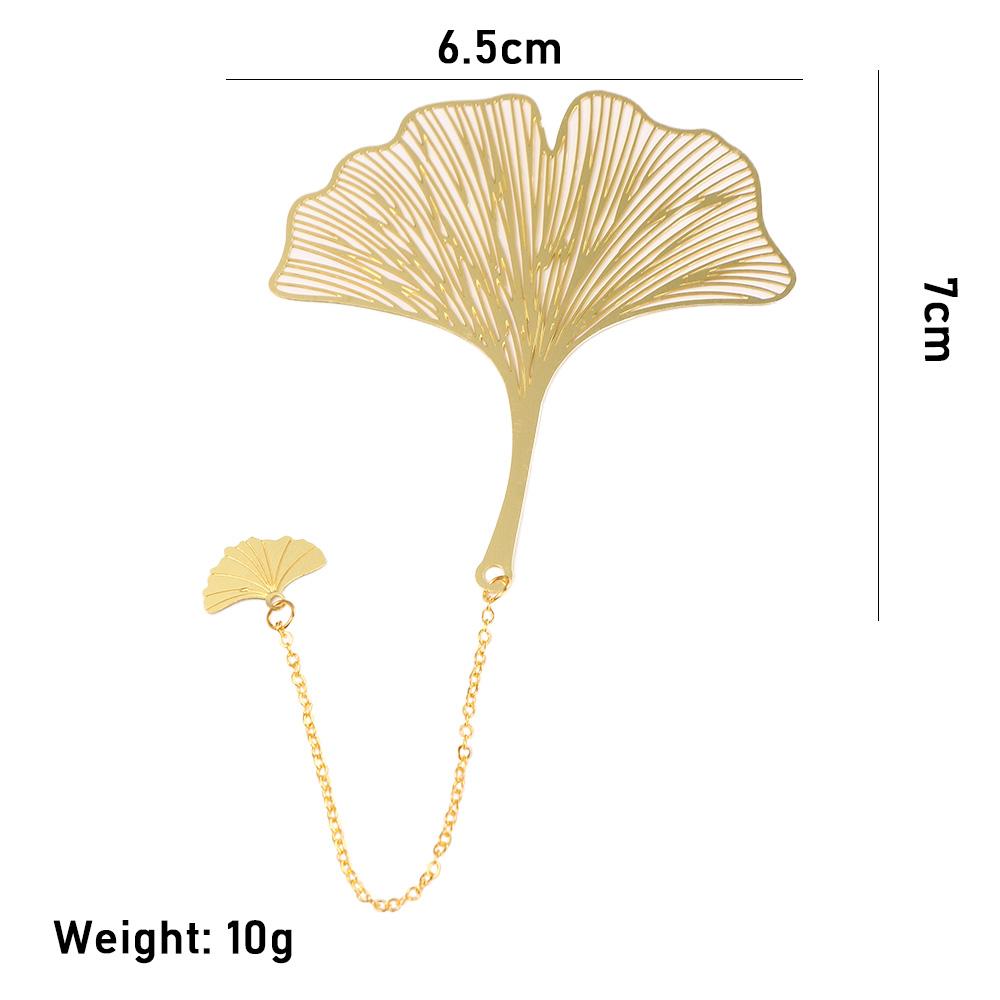 Clip Chinese Style Book Holder Page Clip Metal Bookmark Hollow Book Mark Bookmark Leaf Bookmark