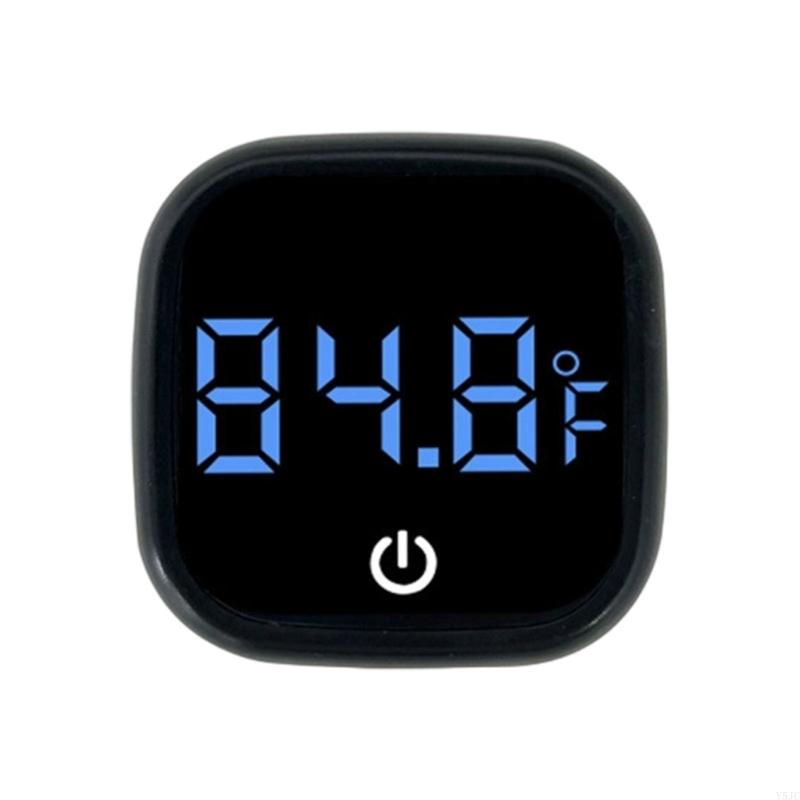 Y5JC Aquariums LED Display Wireless Thermometers for Glass Container LED Digital Aquarium Thermometers On