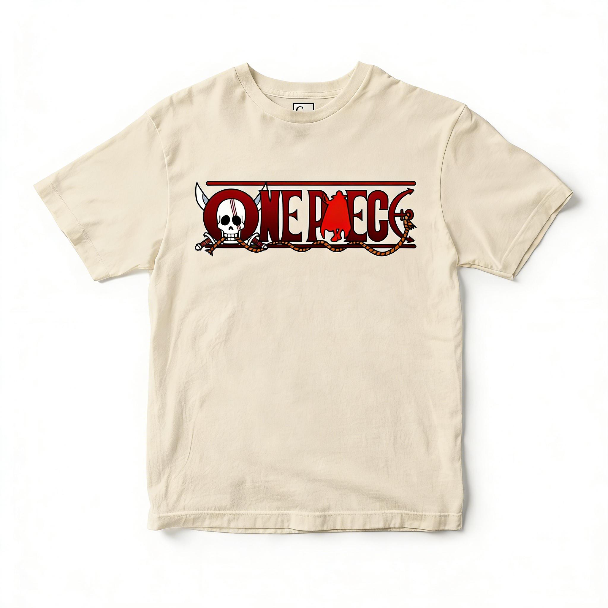 Unisexs T Shirt Sports T Shirt Short Sleeve T Shirt Anime One Piece Skull and Rope Print Red Black Pattern Pure Cotton S