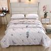 Quilt Comfortable Summer Sleep Brushed Printed Summer  Cool Blanket Skin-friendly Air-conditioning Comforter Bedspread Bed Cover