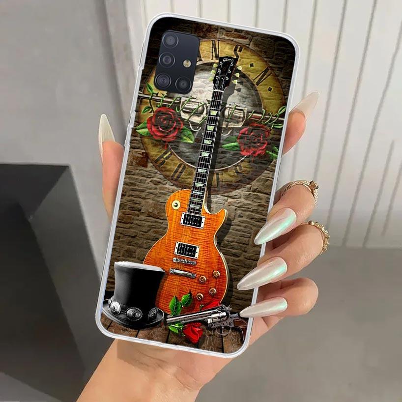 Guns N Roses Good Time Phone Case for Samsung Galaxy A52 A32 A22 A12 A02S A50S A30S A10S Note 20 Ultra 10 Plus S10 A31 A20 A71 A