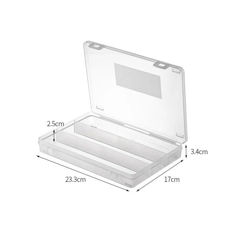 Grids Plastic Organizer Box Container Craft Storage For Beads Organizer Art DIY Jewelry Multifunctional Clear Display Case New