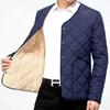Men's Warm Down Cotton Jacket for Autumn/Winter - Thick Inner Layer, Large Size, Short Jacket for Middle-Aged and Elderly