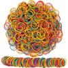 Rubber Bands Size#10 Elastic Rubber Band Multicolor 750pcs Small Rubber Bands for Office Supplies School Home