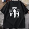 Funny Dad Gift T‑shirt Dad A Daughter's First Love Mens Tee A Son's First Hero T‑shirt Fathers Day Gift Dad Family Quote Tshirts
