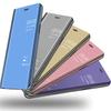 Spiegel-Flip-Hüllen für Xiaomi Redmi Note 14 13 12 11 Pro Plus 5G Ständerhalter Handyhülle Redmi Note 10S 11S 12S 10 9 8 Pro Hülle