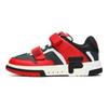 Fila Doppio Fabric Synthetic Leather TPU Fashion Casual Modern Low-Top Sneakers Men Sneakers Black Red F12M241206FBF