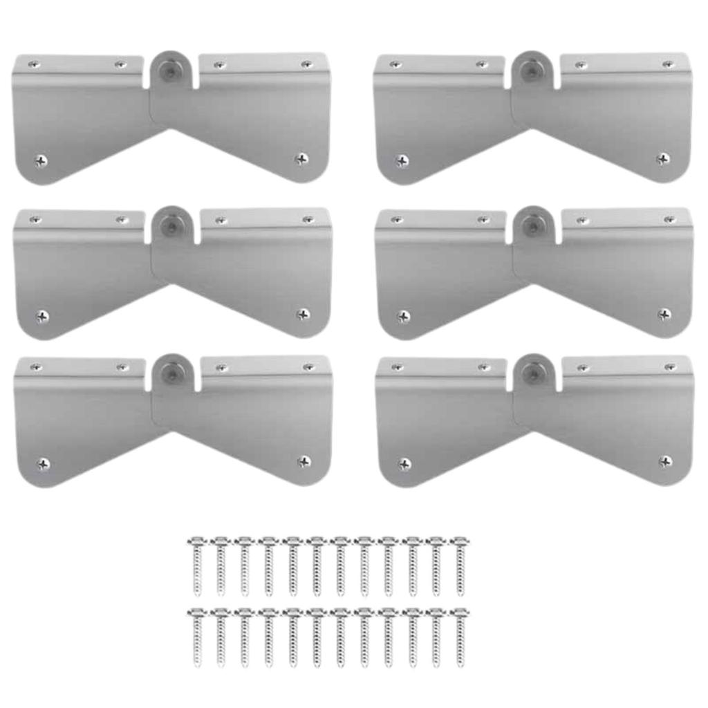 6 Pieces Downspout Extension Hinge Bracket Long-Lasting for Lawn Care, Gardening