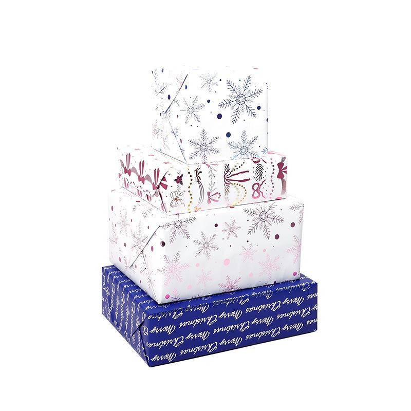 Alphabet Gift Wrap Colorful Gift Wrap Paper Snowflake Gift Paper Snowflake Decorative Paper Roll For Event Decoration Home Decor