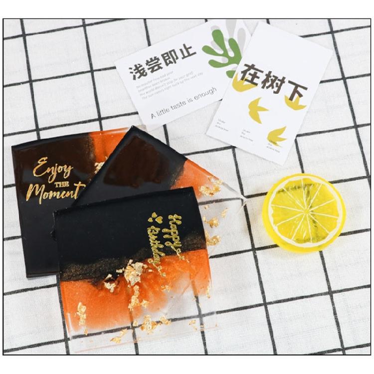 Coaster Resin Molds Epoxy Resin Molds for DIY Resin Cups Mats Mould Decoration