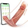 Realistiske Bærbare Dildoer Vibrator App Kontroll Stor Hane Teleskopisk Støttetruse Anal Stimulering Klit Voksen Sexleketøy for kvinner