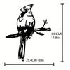 Hand Forged Metal Garden Bird Statue
