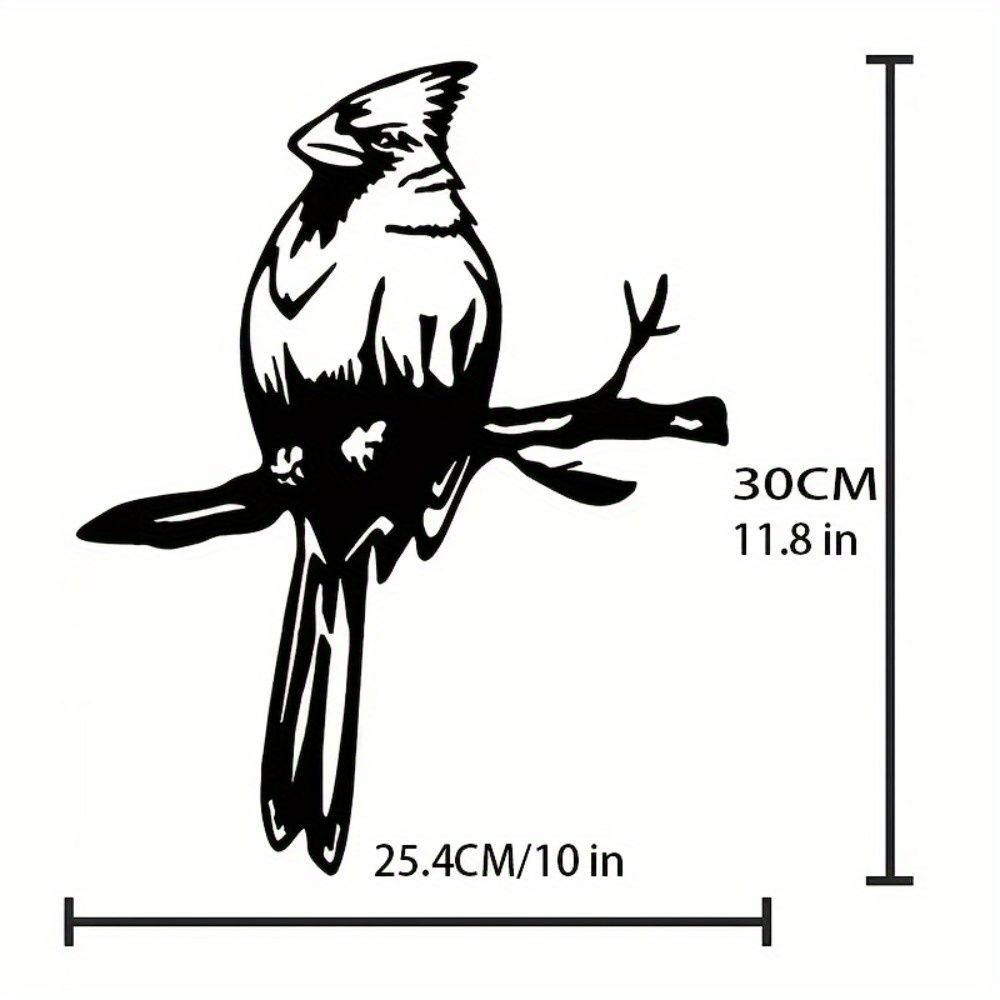 Hand Forged Metal Garden Bird Statue