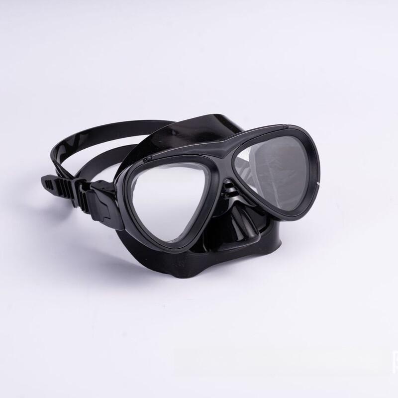 OLOEY Tempered Glass Diving Mask with Nose Cover