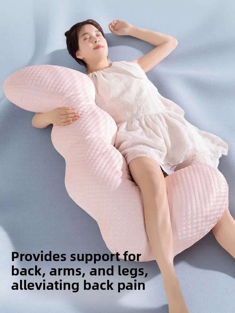 Ice Silk Pillow for Men And Women Removable Cover Leg Clas S Summer Cool Feeling Long Pillow for Side Spers
