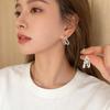 Korean Flavor Quick Success Simple Style Love Earrings Women'S Retro Niche Design Sense Advanced Irregular Earrings Earrings