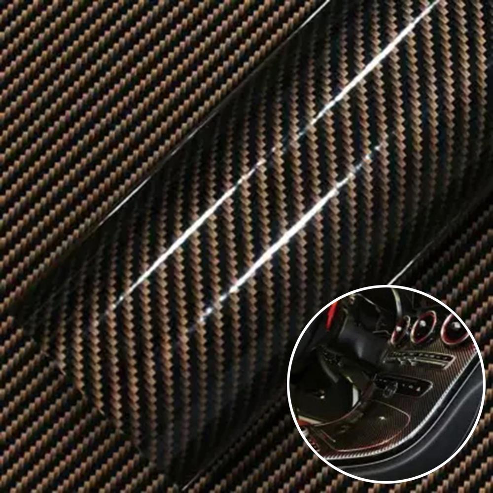 100*25cm 2D Lesklá Vysoce Lesklá Černá Zlatá Vinylová Fólie Motocykl Tablet Samolepky A Obtisky Auto Příslušenství Auto