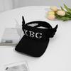 Summer children's fashion open-top sun hat, cute cartoon large brim, UV protection, breathable baby sun hat