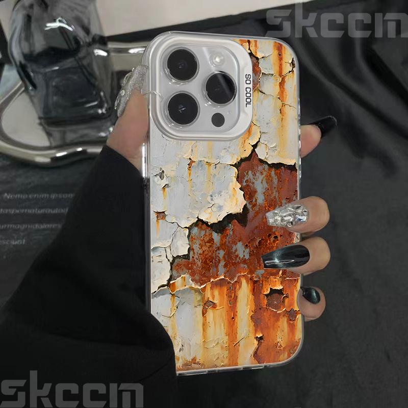 

Vintage Industrial Style Rusty Pattern Case for Samsung Galaxy S25 S24 S23 S22 S21 S20 Ultra Plus FE A15 A34 A35 A54 A55 Cover A35 5G