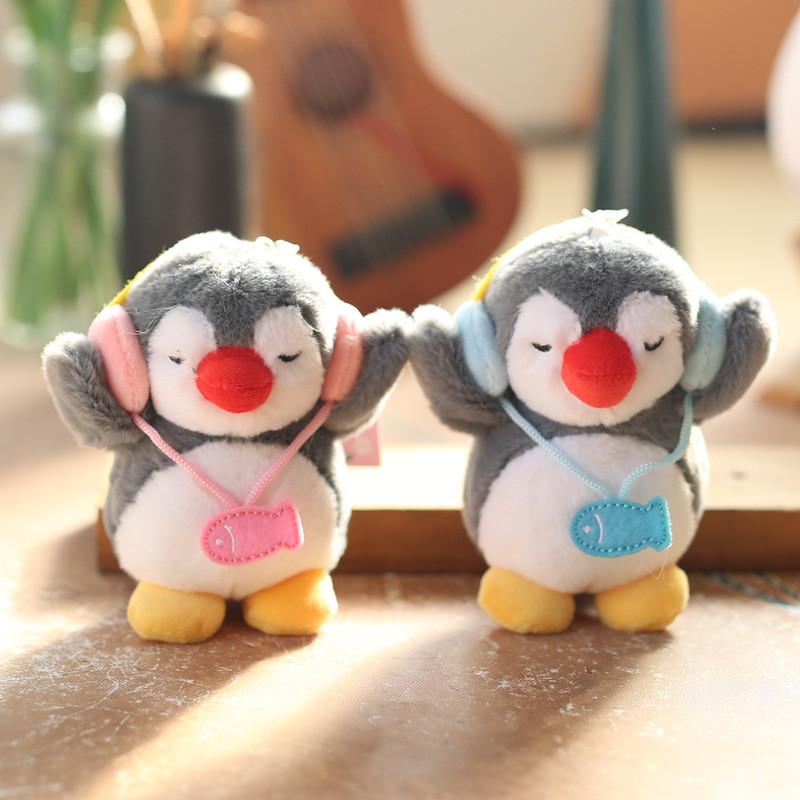 Stuffed Adorable Penguin Toy Plush Keychain Backpack Accessory Gift Kids