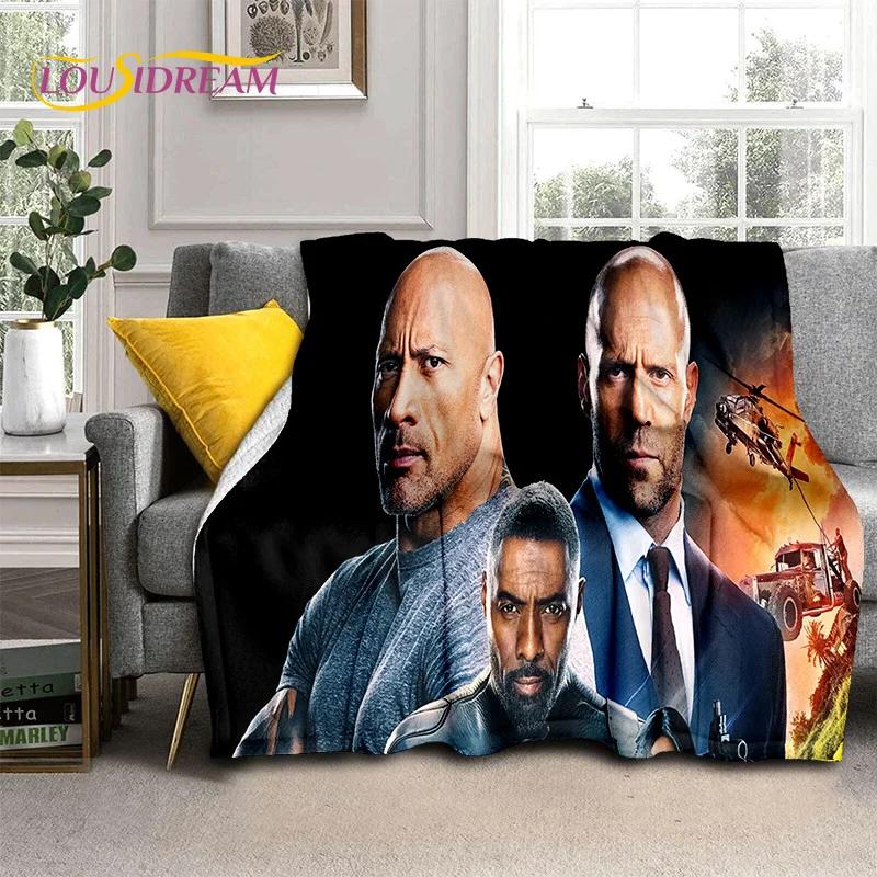 

Fast Furious X Vin Diesel Movie Soft Flannel Throw Blanket for Picnic Bed Sofa Bedroom Comfort 40x50in