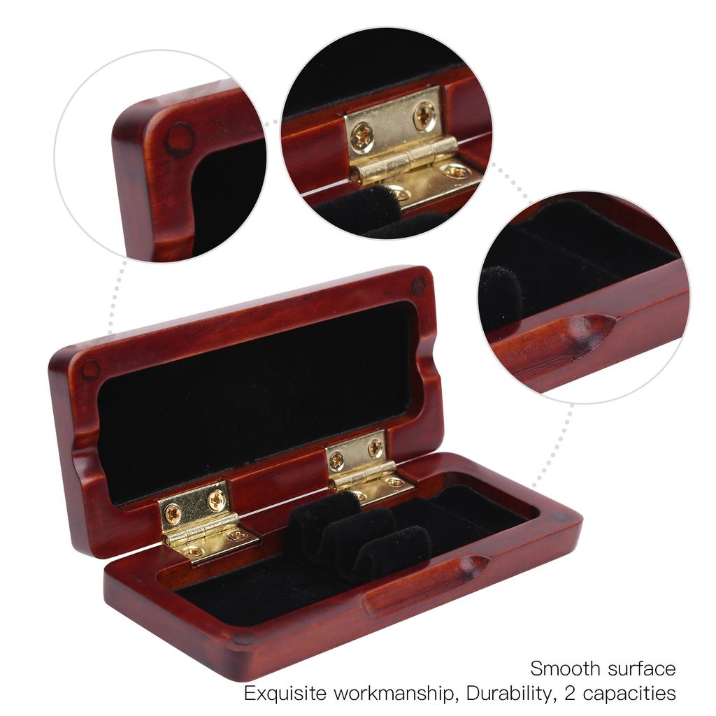Buy Wooden Reeds Case Cover Wood Saxophone Reeds Storage Box Case Holder Container at affordable