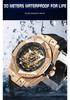 Sanda 7014 Skelett Herren Automatik Silikon Uhr - Trendiges und Cooles Design