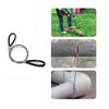 Portable Stainless Steel Wire Saw with Finger Handle Outdoor Camping Hiking Pocket Manual Cutting Chain Saws Survive Tool