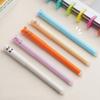Erasable Gel Pen Thermal Easy-Rub Gel Pen Cute Cartoon Eraser Set With No-Waste Eraser 0.5mm Pen Tip 20ml