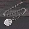 Ins Trendy Women's Roman Numeral Time-traveling Long Necklace Men's Chain Accessories Simple and Versatile Can Be Rotated