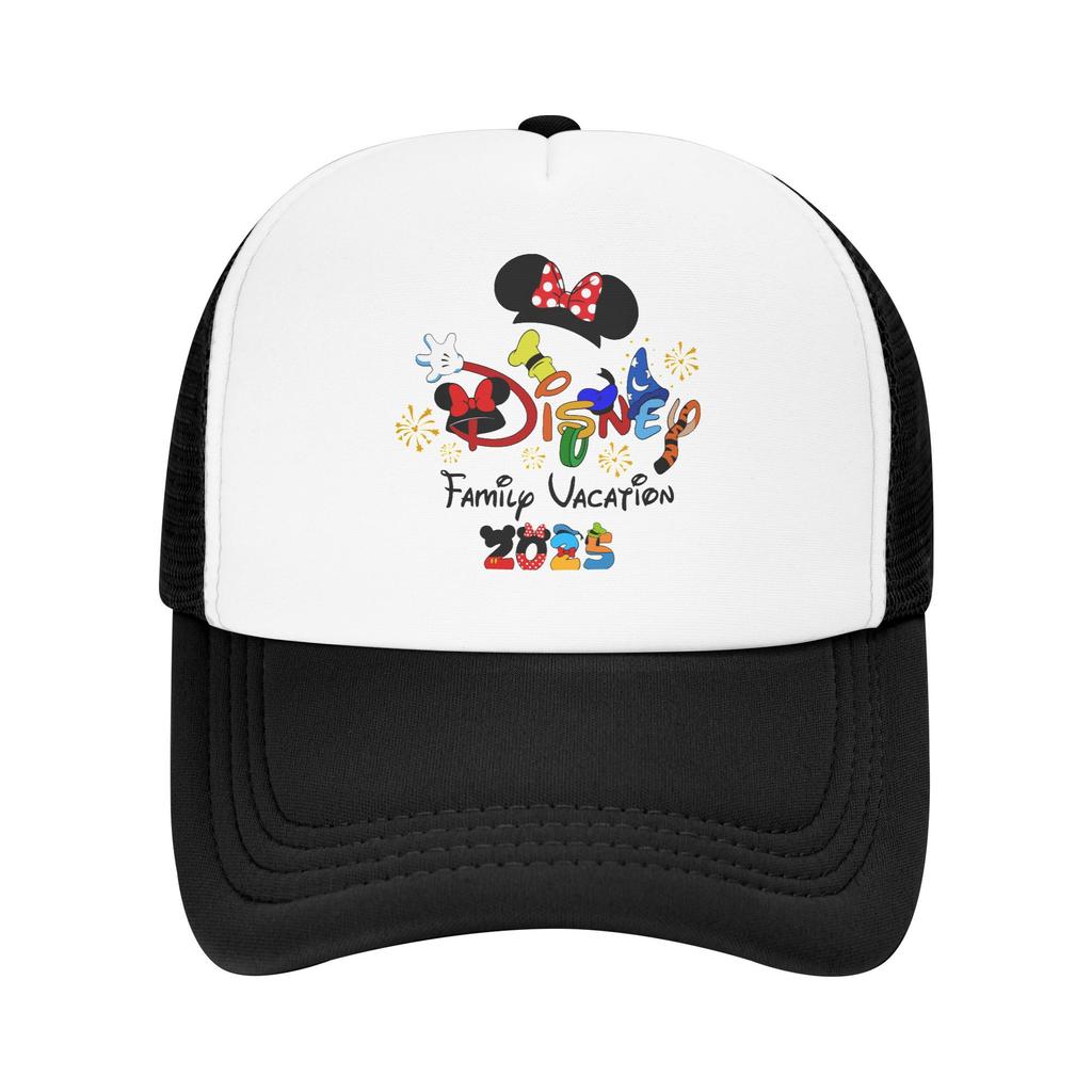 Disney mickey Family Vacation 2025 Disneyworld Trip Baseball Cap For Men Women Cooling Breathable Mesh Side Sun Hats Caps