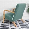 Wood Arm Chair Cover Elastic Chair Cover Accessory Stylish Decor