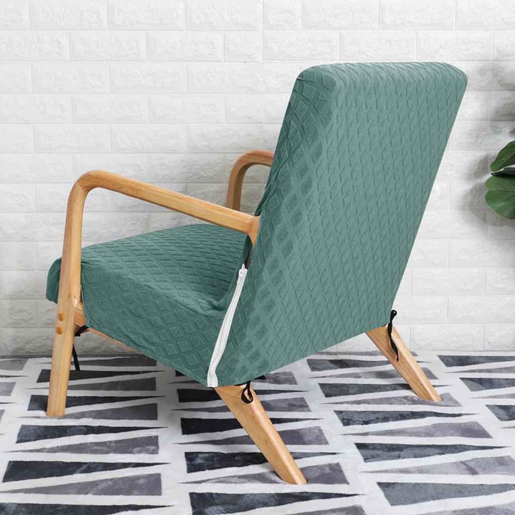 Wood Arm Chair Cover Elastic Chair Cover Accessory Stylish Decor