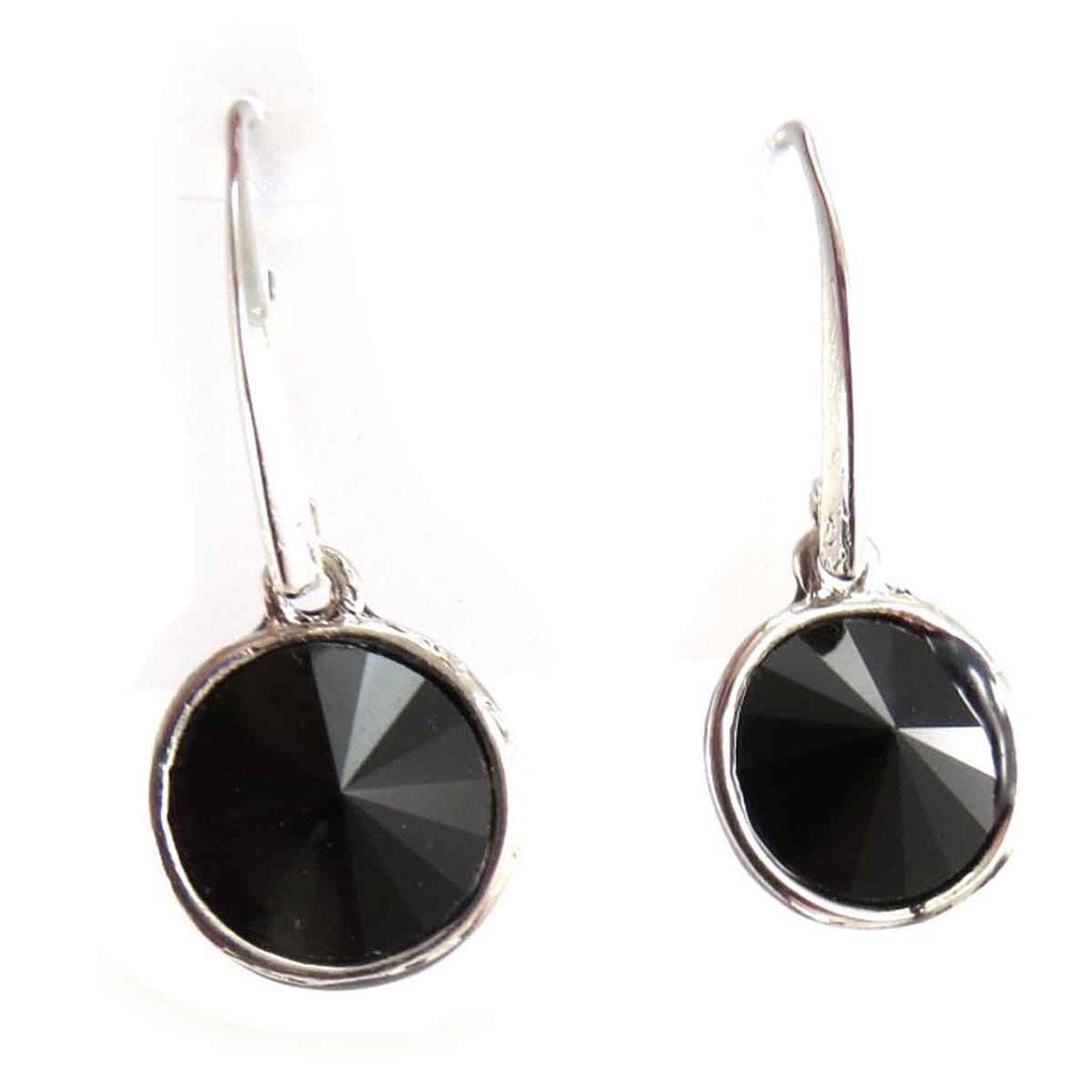 Les Trésors De Lily [J7843] - Boucles Créateur 'Sissi' noir