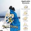 Custom Name Ifk Lion Crest Blanket Flannel Blanket for Camping, Hiking, Garden Parties, Picnic Essentials,gift for family and friend