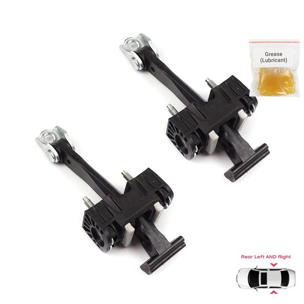 BDP1239-1 2 Pieces Rear Left AND Right Door Catch Hinge Brake Stop Check Strap Limiter for Chevrolet Vauxhall Opel Zafira B 2005-2014 13214193